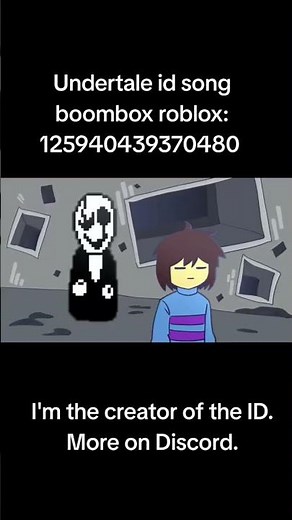 Undertale id song boombox roblox #роблокс #boombox #roblox #song #music #undertale