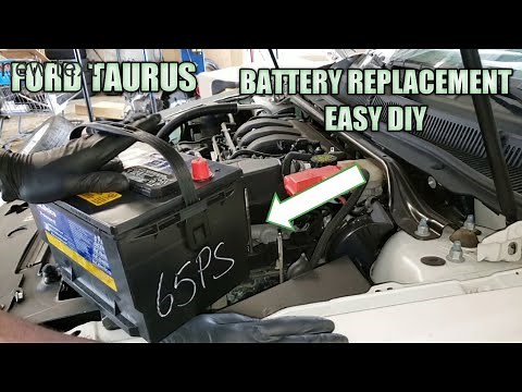 Ford Taurus battery replacement