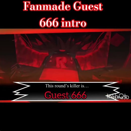 Fanmade Guest 666 Remake intro #forsaken #roblox