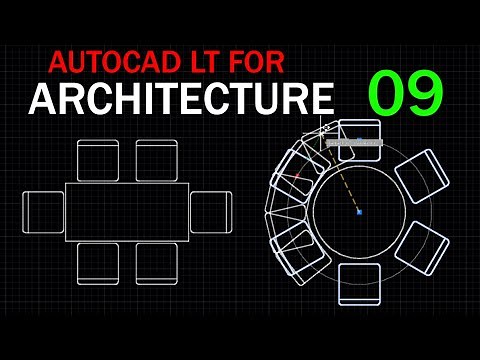 Dining Room Furniture | Autocad LT for Architecture 09