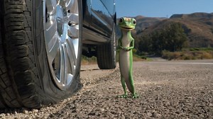 GEICO Gecko-The Gecko Has A Flat Tire (2012/21)