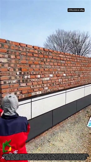 Integrated Insulation and Decorative Cladding for Bare Brickwork