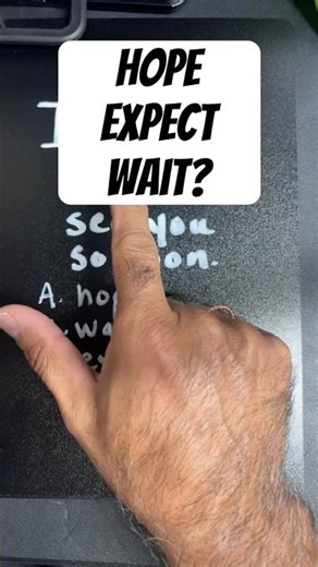 Hope expect? #grammar #speakenglish #learnenglish #englishlearning #ingles