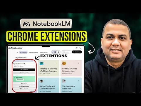 7 Chrome Extensions That Turn NotebookLM Into a Superpower Tool (FREE) | 441