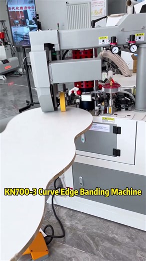 KN700-3 edge banding machine with trimming #machine #woodworking #edgebander #edgebandingmachine