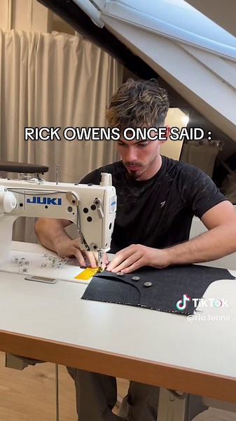 Rick Owens Sewing Tutorial: Shut Up and Work Part 8