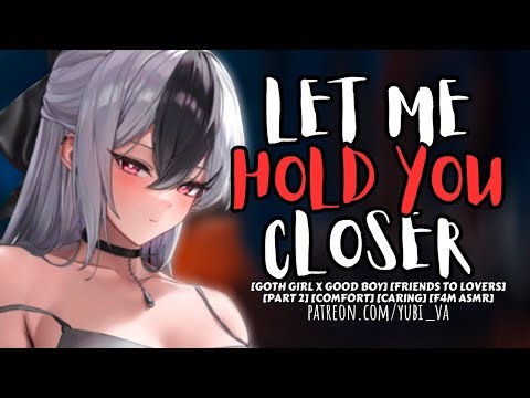 Goth Girl Wraps You In Her Arms Under the Blanket ♡ holding you close|friends to lovers♡ F4M ASMR RP