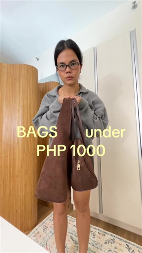 Affordable Suede Bag Collection Under PHP 1000