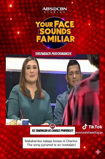 💎 A THROWBACK THAT WILL ALWAYS HIT HOME 💎 The duet performance of KZ Tandingan and Charice Pempengco singing “Pyramid” remains one of the most powerful and emotional throwback moments in Your Face Sounds Familiar. 🎤✨ From the very first note, ramdam mo agad ang goosebumps — two world-class vocalists, one stage, one unforgettable performance. Their harmonies, control, and emotional delivery showed pure respect to the song and to each other’s artistry. Hanggang ngayon, this performance still re