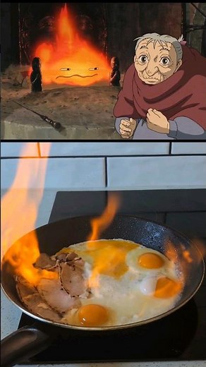 Howl's moving Castle - Breakfast scene