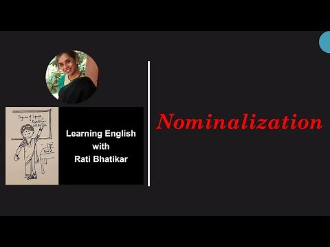 Nominalization | Std. X | English Tutorial |
