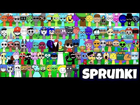Every single characters of sprunki￼