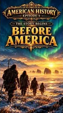 Ep 1 : Before America — The First People Who Crossed a Frozen World #americanhistory #usa #firstmen