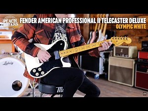 No Talking...Just Tones | Fender American Professional II Telecaster Deluxe Olympic White Maple