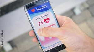 health and fitness app with graphs and charts of the current user health.