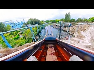 Wild Water Slide (Bobbejaanland) - ONRIDE - log flume water ride POV
