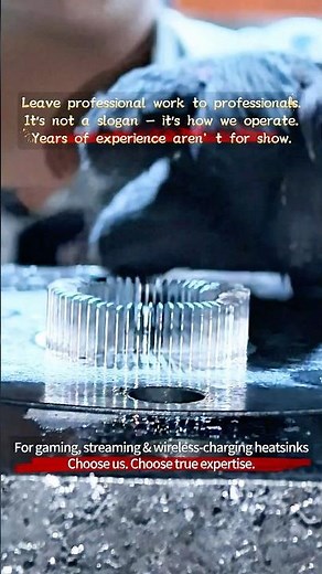 For aluminum cold forging, choose the professionals.#heatsink #cooler #process #metalwork #factory