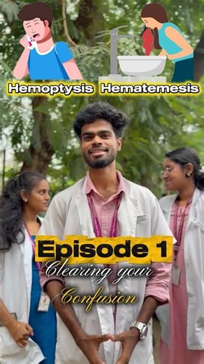 Hemoptysis vs Hematemesis 🩸👀 | #shorts