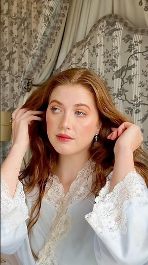 Princess makeup tutorial for a day in a castle 🏰 Elegant, soft beauty look- perfect for redheads