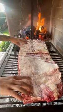 ‪@acouguenota10‬ 🥩This Rib MELTS in Your Mouth 🤯🔥 | Salt Only BBQ #churrasco