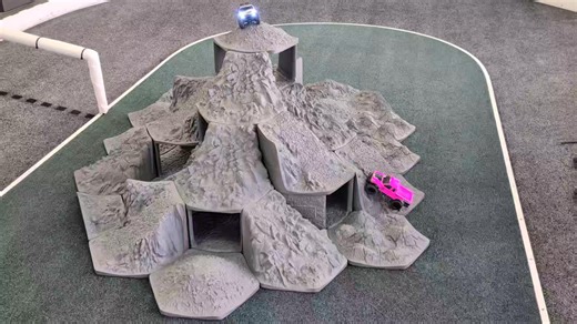 A couple flips and tumbles on our new rock crawler course using the modular system from MountainBlox. It's open every day except Sunday so come check it out. Bring your own crawler and get 2 hours of course time for $5. #hobbywurksrcraceway #rcracing #rockcrawling | hobbywürks