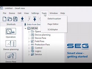 Smart view - free configuration and evaluation software for SEG protection relays