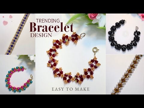 Easy to make bracelet/bracelet making for beginners/ tutorials #diy #trending #bracelet #handmade