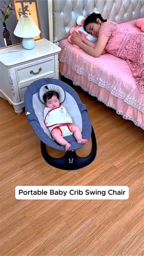 Keep Your Baby Calm and Happy with This Rocking Chair #babychair #babyequipment #babyfurniture #baby