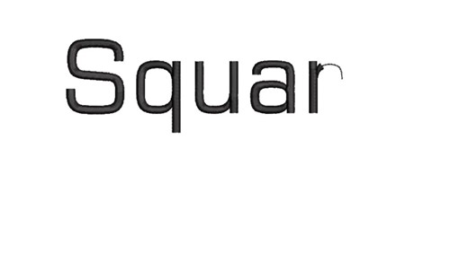 Embroidery Font Square 10 Sizes, Square Font Embroidery Machine File, Patch Files, Embroidery Files, Digital 10 Sizes - Etsy