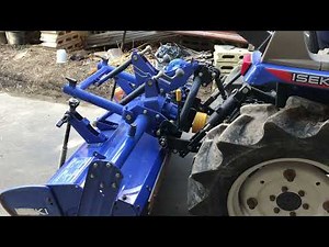 トラクター ロータリー 脱着 イセキ