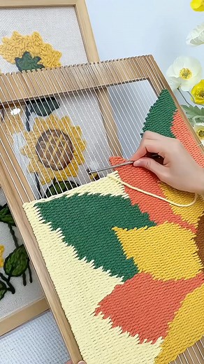 225K views · 3.4K reactions | A weaving loom opens up a world of possibilities, allowing you to create an array of woven wonders. 臨✨ . . . . . #weavingloom #creativecrafting #textileart #handwovencreations #endlesspossibilities #craftinginspiration #WeavingCommunity #artisticexpression #craftingjourney #UnleashYourCreativity | Curtainall | Facebook