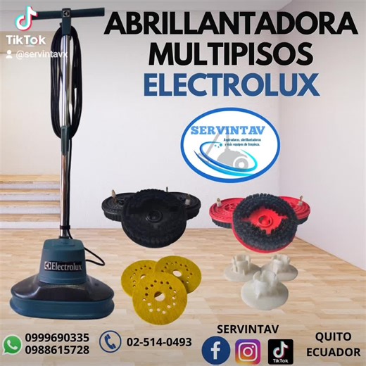 Uso correcto de la abrillantadora multipisos Electrolux