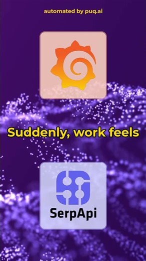 Connect Grafana Management + SerpApi | puq.ai Workflow Automation