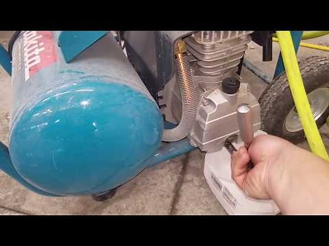 Makita MAC5200 Air Compressor Oil Change, Review and Sound Comparison