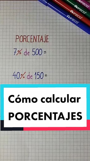 Cómo calcular porcentajes de forma fácil y rápida
