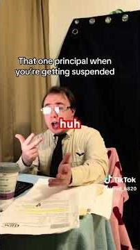 How school principals be acting like whenever students gets suspended from school for misbehavior