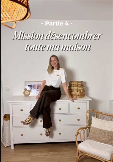 Mission désencombrer toute ma maison 🧺 – Partie 4 La commode de Paolo avait besoin d’un vrai reset… Maintenant je sais exactement ce qu’il lui manque comme types de vêtements 👌 Astuces qu’on met en place : – trier par catégorie (pas tout mélanger dans un seul bac) – utiliser des séparateurs pour que les piles tiennent vraiment – prévoir un bac par saison – penser autonomie : qu’il puisse choisir seul On verra dans quelques semaines si l’organisation tient 🤞🤍 #désencombrement #organisation #r
