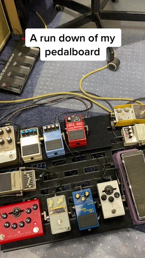 Sam Fender Pedalboard Overview