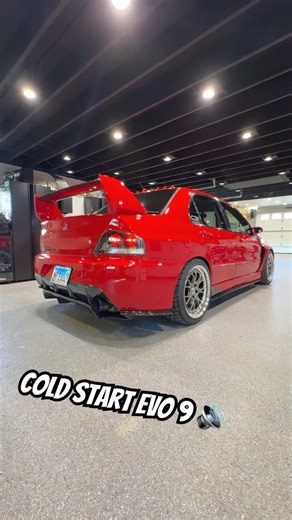 Evo 9 Cold Start… Just Hits Different 🔥