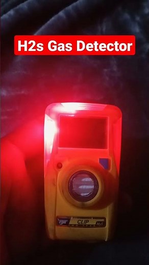 H2s Gas Detector Self Testing