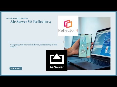 Air Server vs Reflector 4 - Mirroring your mobile device to your PC or Laptop