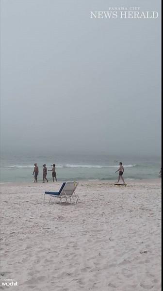 College spring break video: March 10 at a foggy Panama City Beach