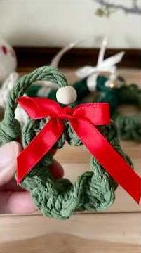 Macrame Mini Wreath #diy