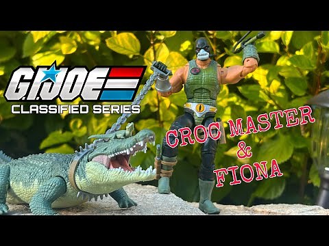 G.I. Joe Classified Series, Croc Master & Fiona action figure review #gijoeclassified #actionfigure