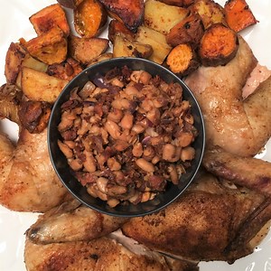GORDON RAMSAY ROASTED CHICKEN STUFFED WITH CHORIZO - Walnut Kitchen