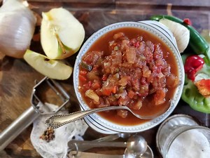 Apple Salsa Recipe with Canning Tips