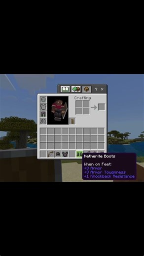 Crafting a Full Set of God Tier Netherite Arm #minecraft
