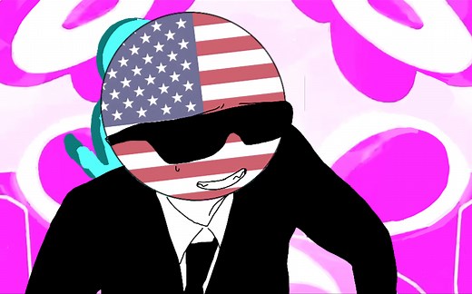 【COUNTRYHUMANS/美】転生林檎（手书）