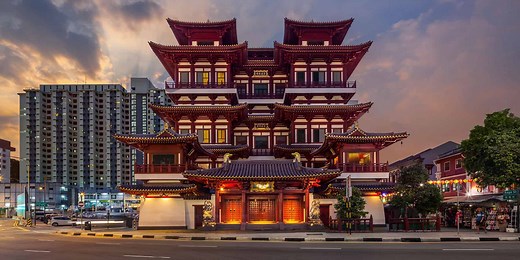 Buddha Tooth Relic Temple & Museum 佛牙寺 - Chinatown Singapore