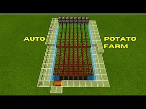 How To Build Automatic Potato Farm In Minecraft